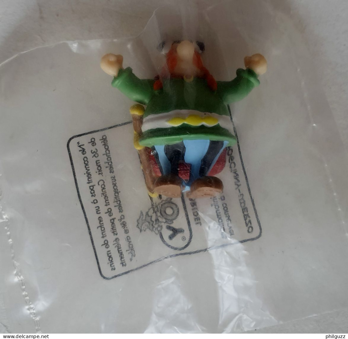 FIGURINE PUBLICITAIRE ASTERIX BRIDELIX PLASTOY 1999 ABRARACOURSIX NEUF EN SACHET - Astérix & Obélix