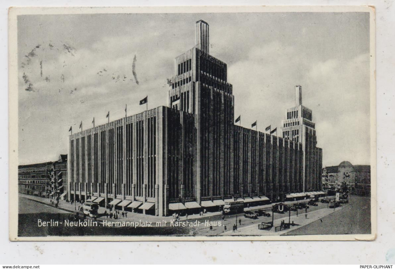 1000 BERLIN - NEUKÖLLN, Hermannplatz Mit Karstadt-Haus, 1932 - Neukoelln