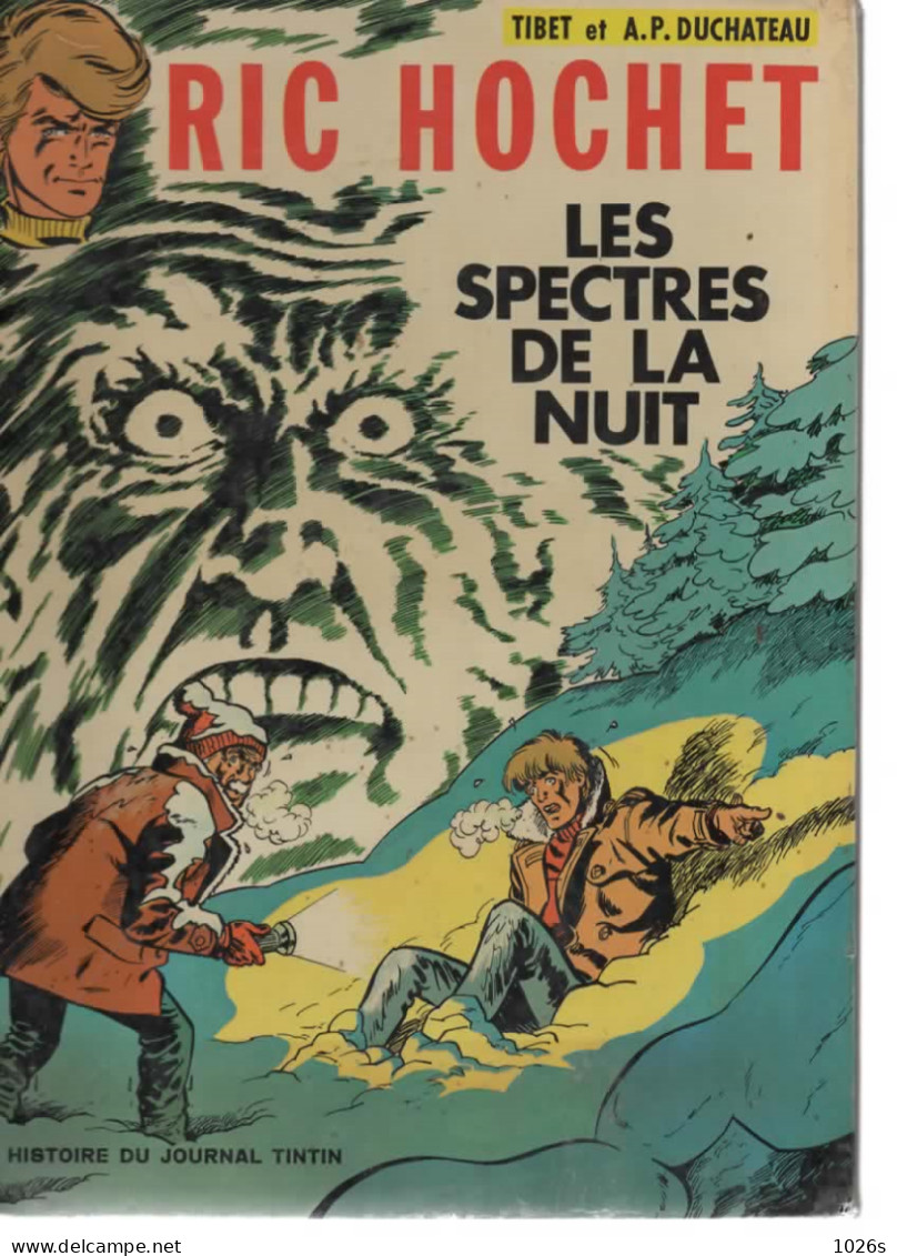 B.D.RIC HOCHET - LES SPECTRES DE LA NUIT -  E.O. 1971 - Ric Hochet