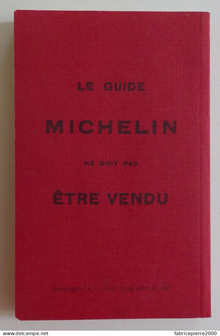 MICHELIN - Guide Offert Gracieusement Aux Chauffeurs édition 1900 Réédition TBE Avec Son Présentoir - Michelin (guides)