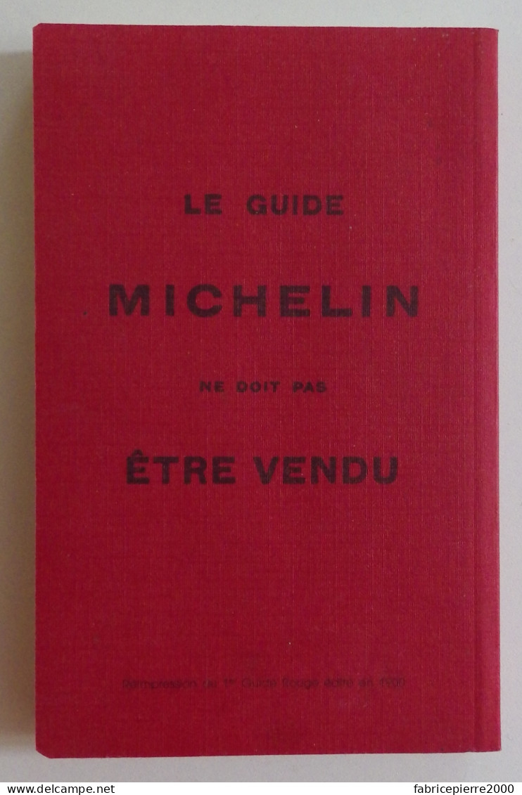 MICHELIN - Guide Offert Gracieusement Aux Chauffeurs édition 1900 Réédition TBE Avec Son Présentoir - Michelin (guide)
