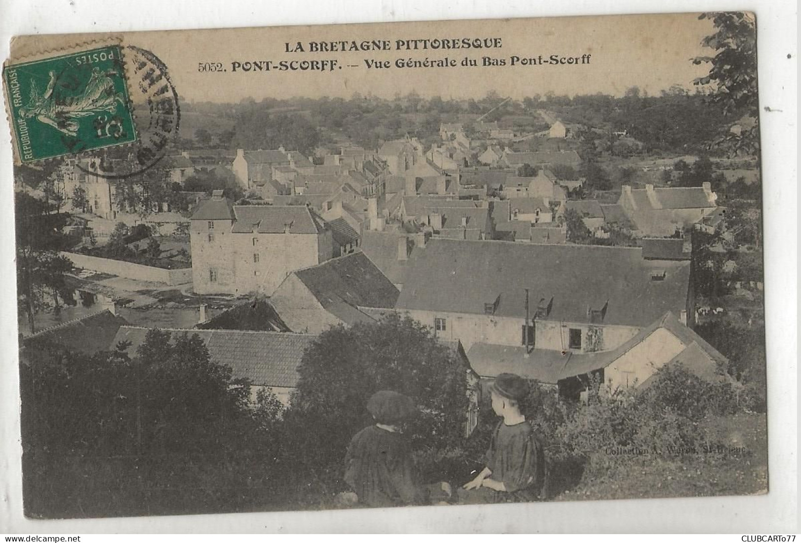 Pont-Scorff (56) : Vue Générale Du Bas Pont-Scorff En 1910 (animé) PF . - Pont Scorff