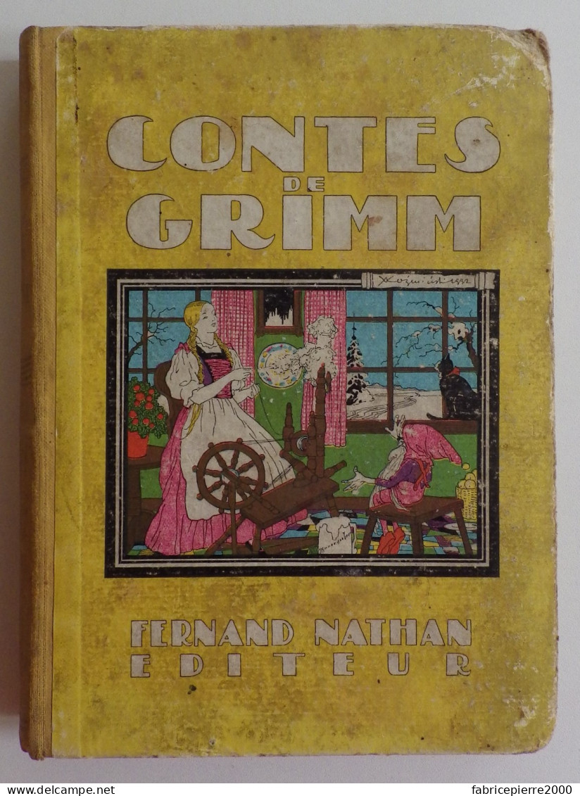 GRIMM - Contes Nathan 1937 Poucet Oie Blanche Neige Tambour - Racconti