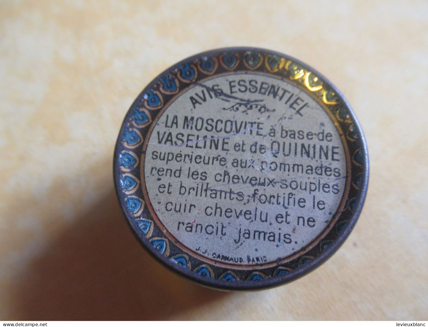 Petite Boite Métallique /Parfumerie Du Globe /La MOSCOVITE/ G LEMOINE / Paris/ Vers 1910-1930       BFPP295 - Dozen