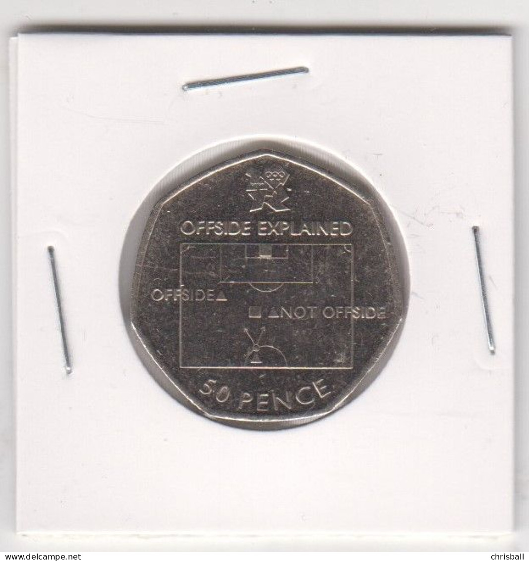 Great Britain UK 50p Coin Football  2011 (Small Format) Circulated - 50 Pence