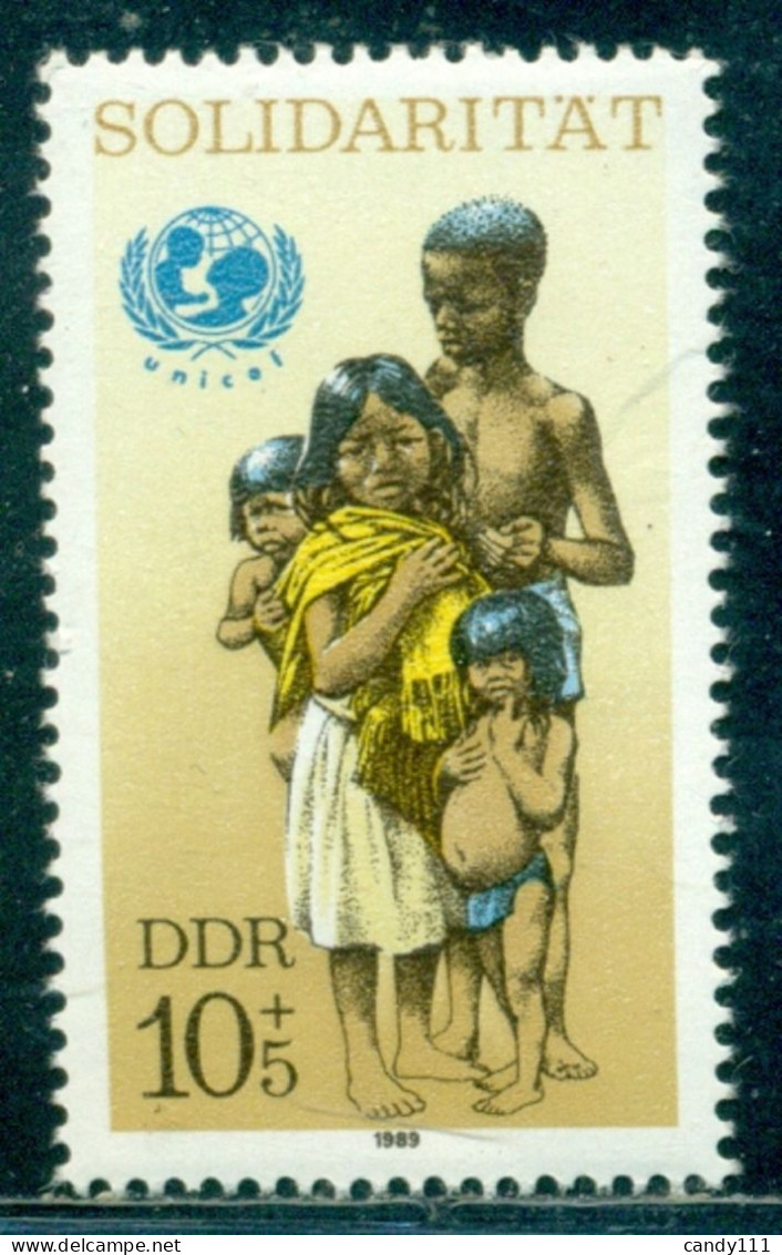 1989 Solidarity With African Children,UNICEF,DDR,3275,MNH - Autres & Non Classés
