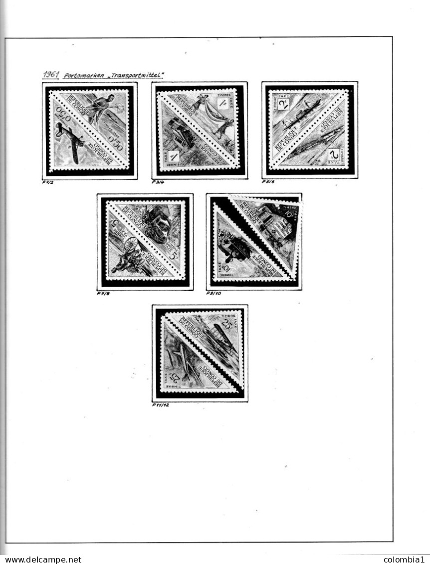 CONGO  Collection Neufs Et Oblitéres (155) Et Blocs (9) - Sammlungen