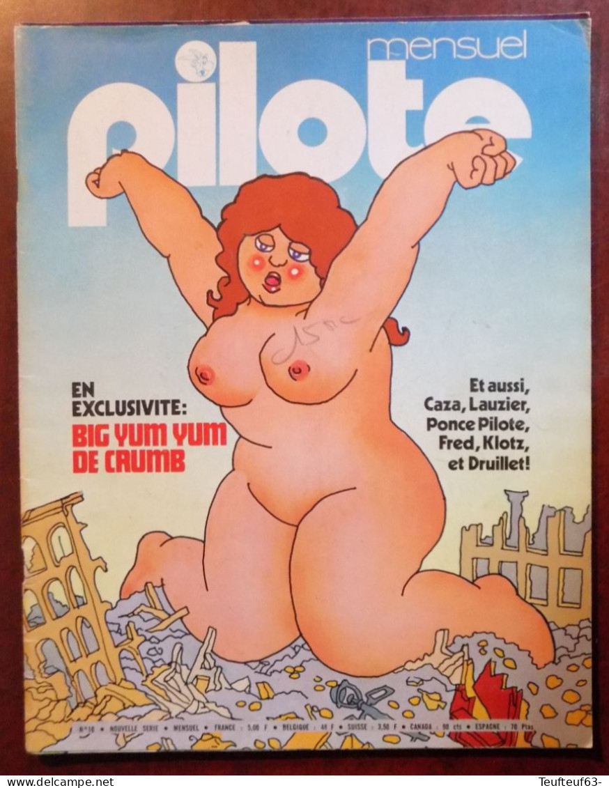 Pilote N° 10 Couv. Crumb - Pilote