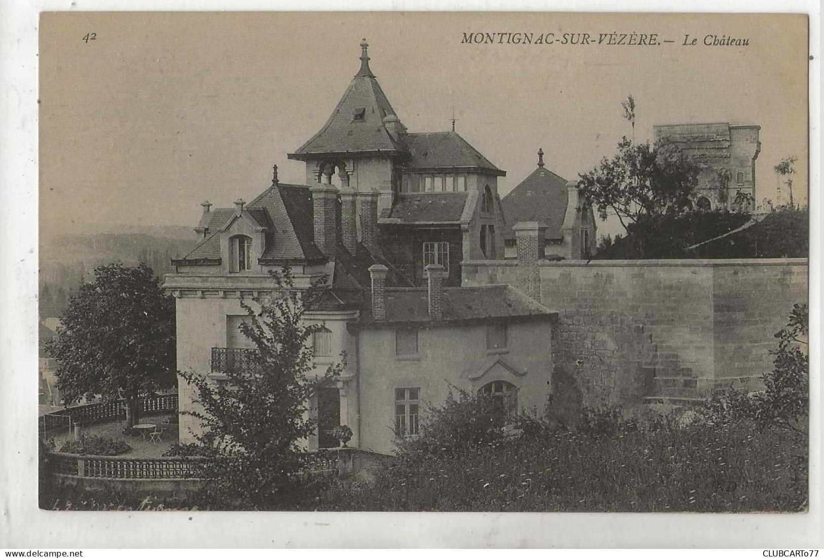 Montignac-sur-Vézère Ou Montignac-Lascaux (24) : La Villa Dite "Le Château"  En 1910 PF . - Montignac-sur-Vézère