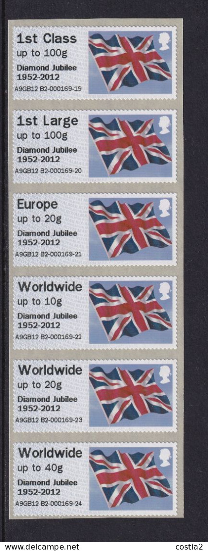 2012 Serie Completa Post E Go  6 Valori MNH - Post & Go Stamps