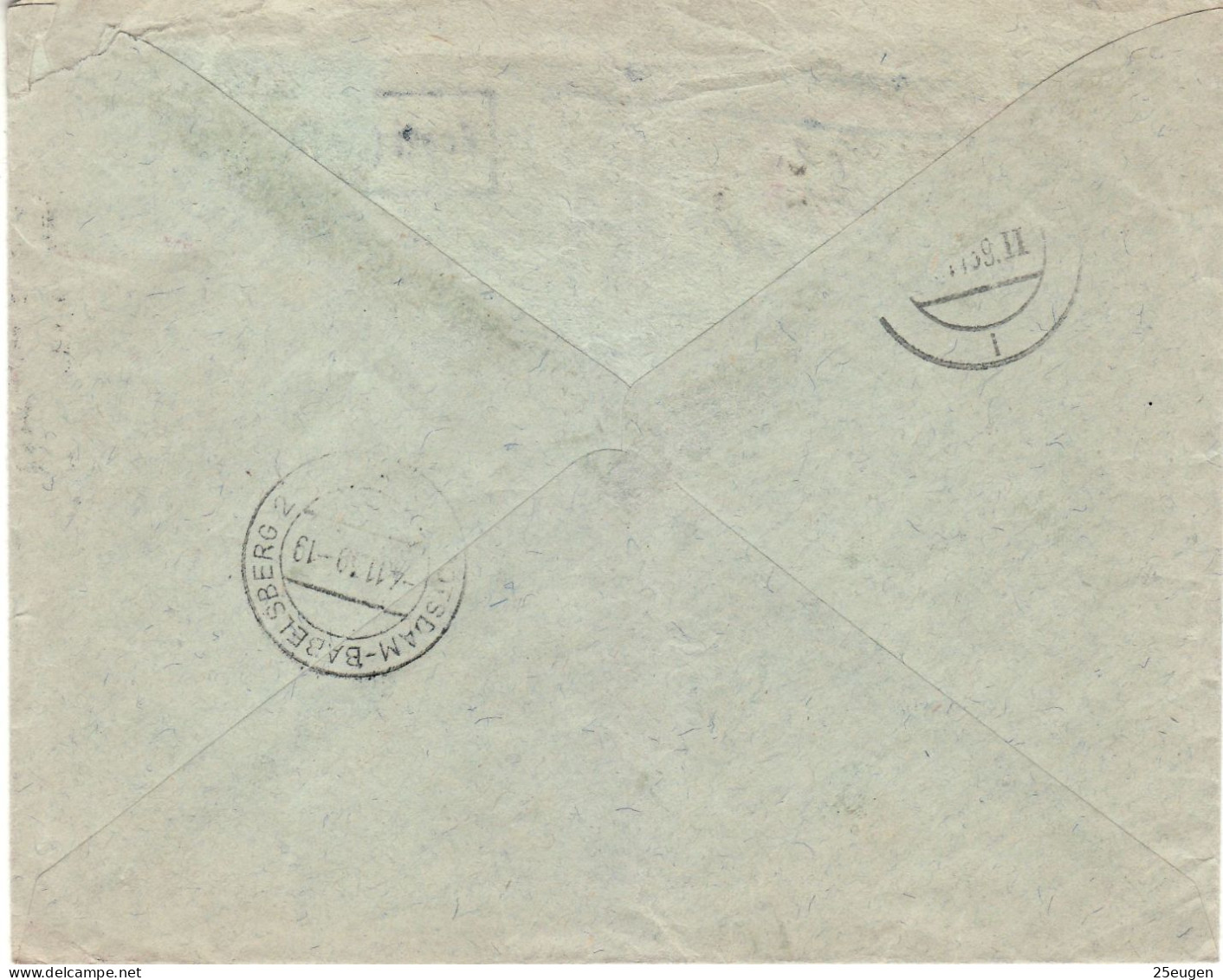 GERMAN OCCUPATION 1939  R -  LETTER  SENT FROM LASKI NEAR KĘPNO TO POTSDAM BABELSBERG - Otros & Sin Clasificación