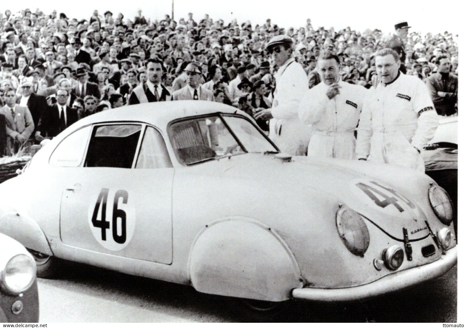 Porsche 356 SL Klassensieger Au 24 Heures Du Mans 1951 - Pilotes: Veuillet/Mouche  -  CPM - Le Mans