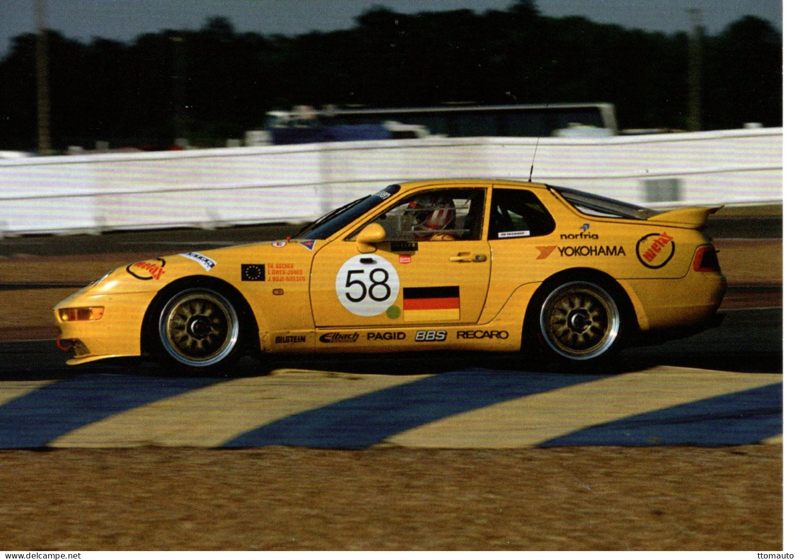 Porsche 968 Turbo RS Au 24 Heures Du Mans 1994 - Pilotes: Nielsen/Bscher -  CPM - Le Mans