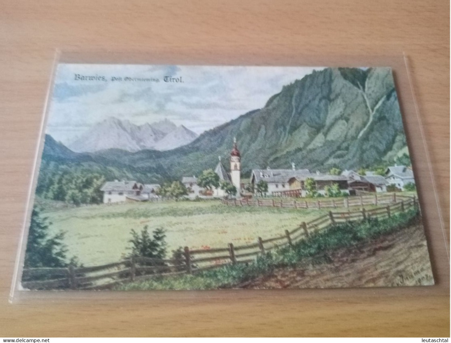 Gruß Aus Barwies Bei Ober Mieming  Künstlerkarte (K2) - Telfs