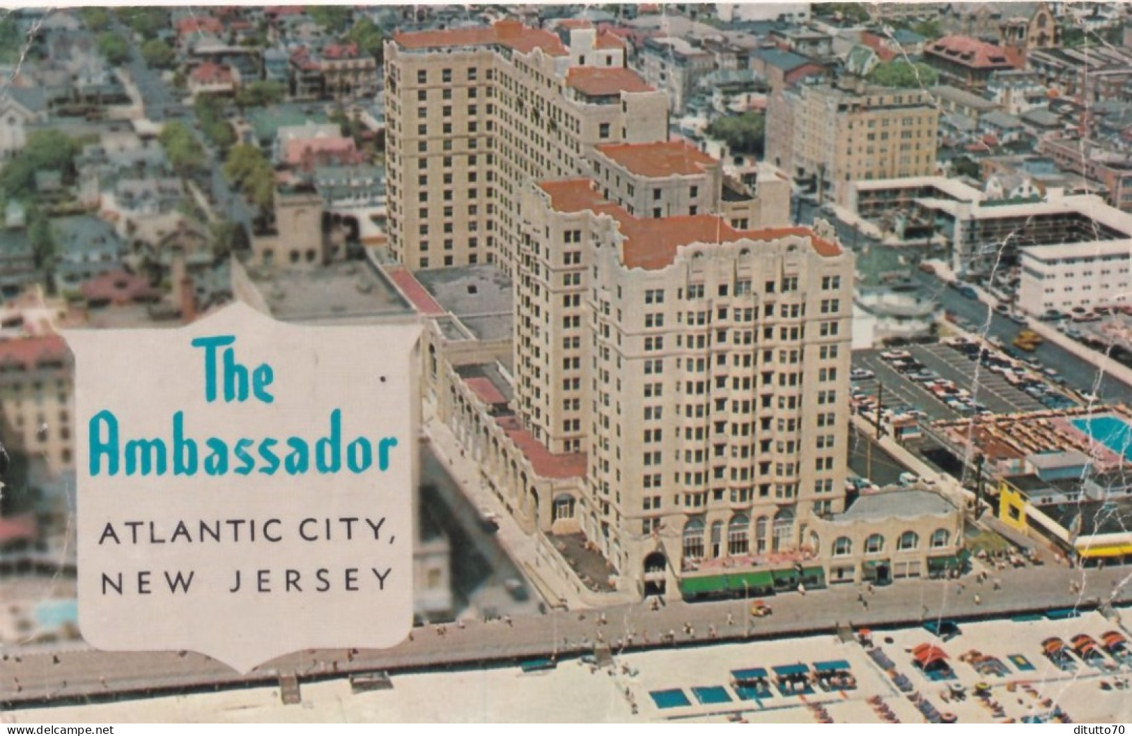 The Ambassador - Atlantic City - New Jersey - Formato Piccolo Viaggiata – FE390 - Atlantic City