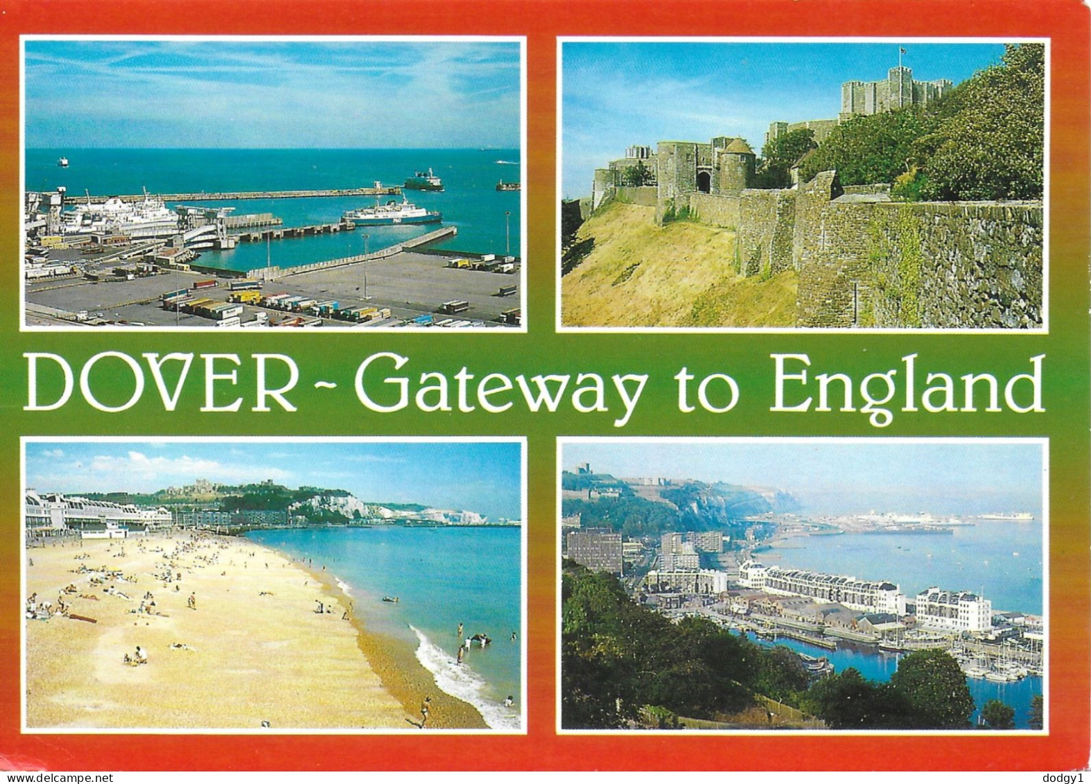 SCENES FROM DOVER, KENT, ENGLAND. USED POSTCARD   Ag5 - Dover