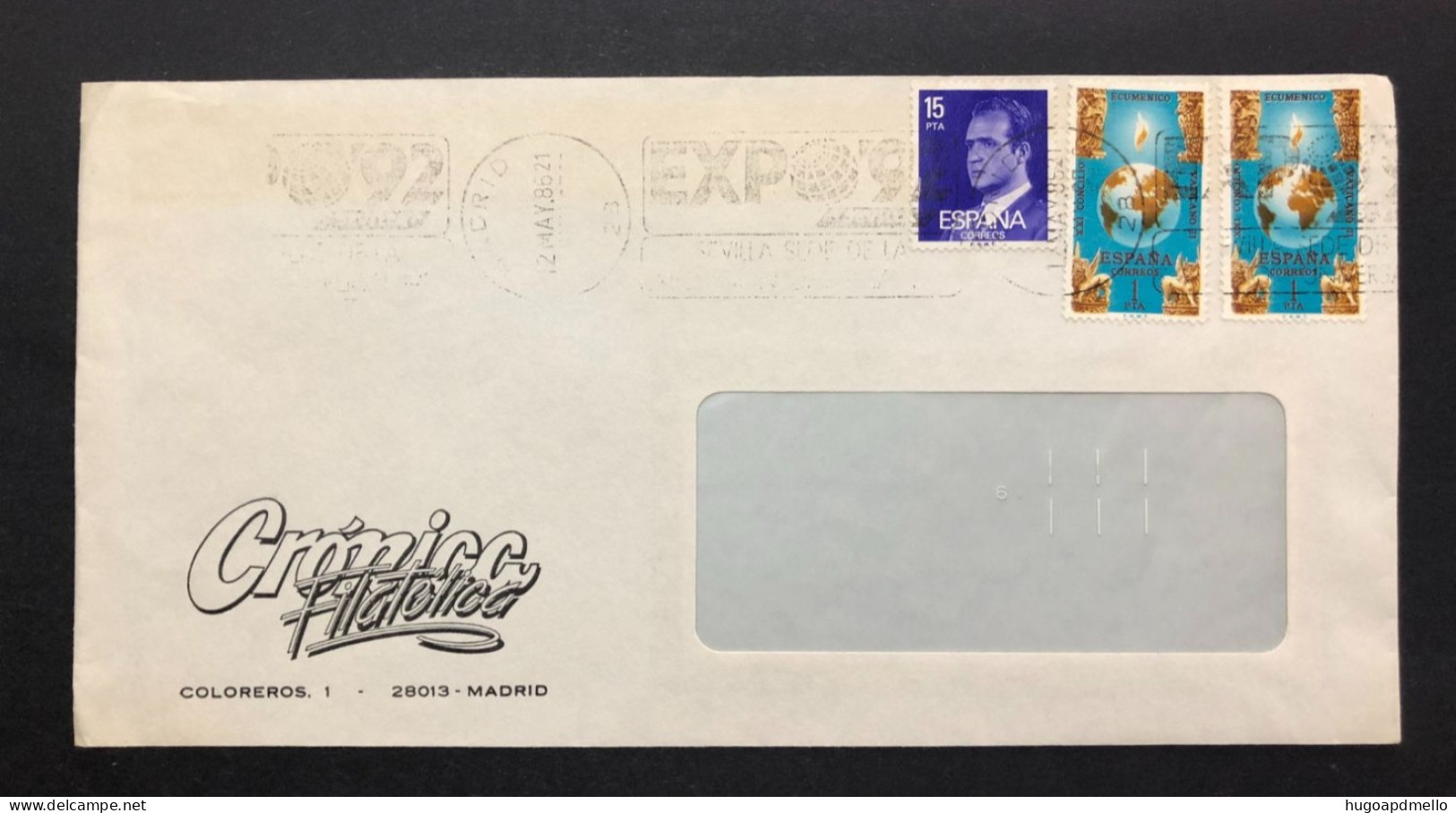 SPAIN, Cover With Special Cancellation « EXPO '92 », « MADRID Postmark », 1986 - 1992 – Sevilla (Spanien)