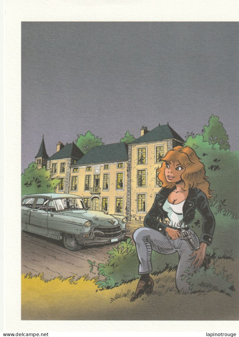 Ex-libris SERVAIS Jean-Claude DI SANO (Le Loup M'a Dit Bellem Rubine - Illustrateurs S - V