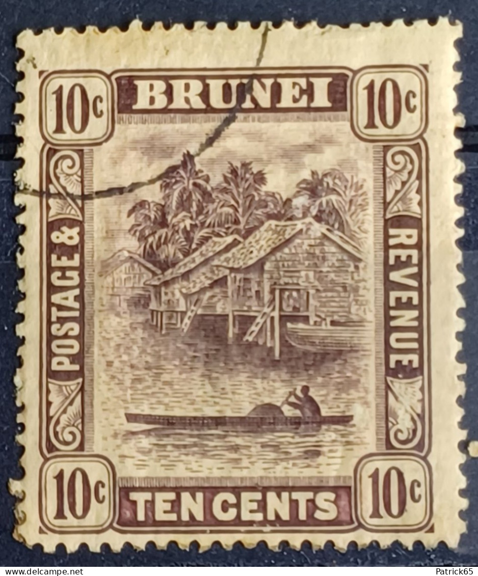 Brunei Jaar 1924 Yv.nr.57 Used - Brunei (...-1984)