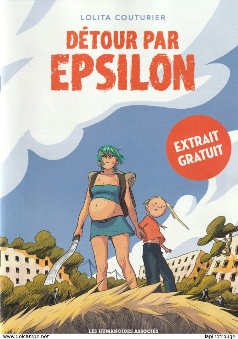 Dossier Détour Par Epsilon COUTURIER Lolita Les Humanoïdes Associés 2023 - Persboek