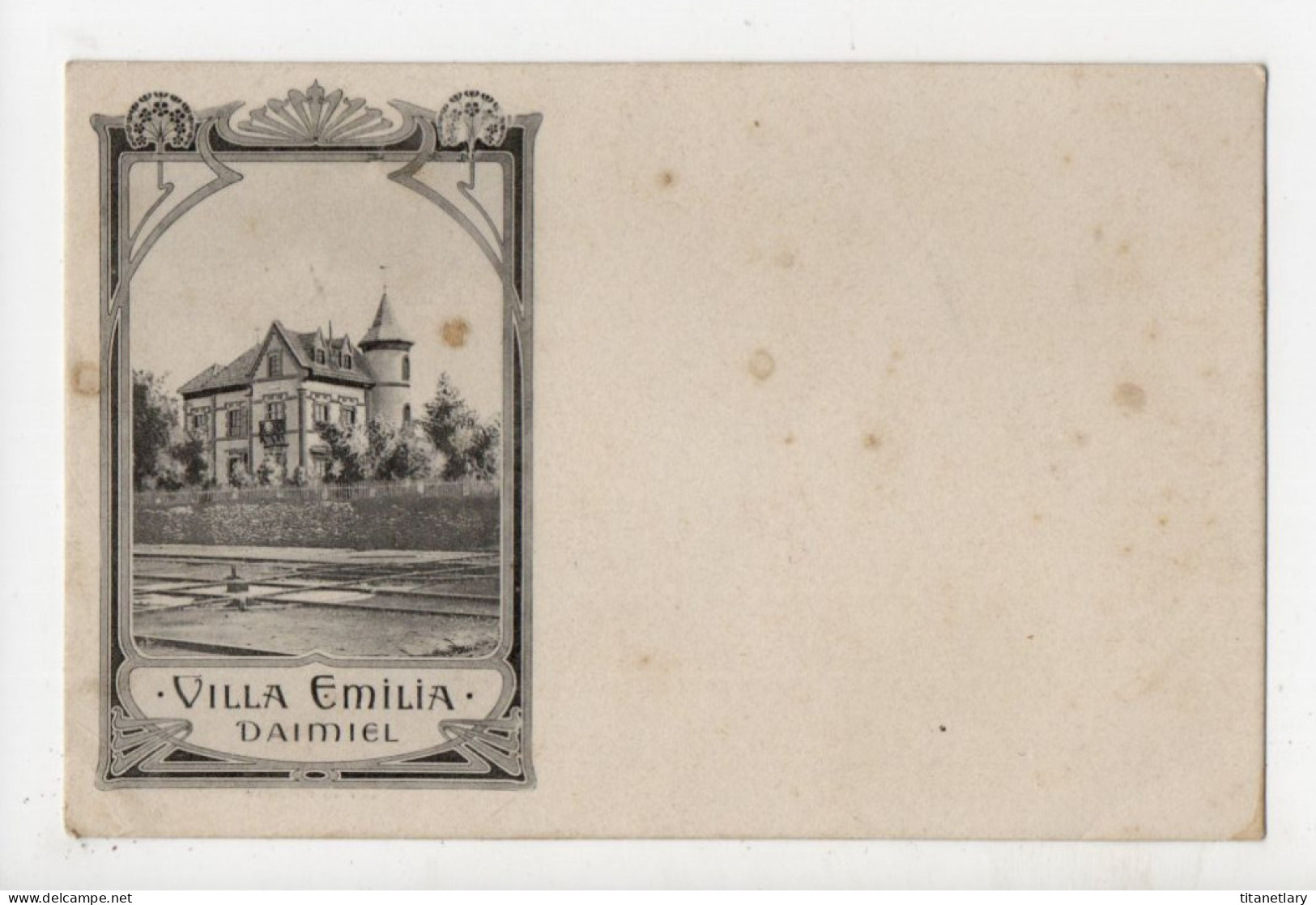 ESPAGNE - DAIMIEL - Villa Emilia 1900... - Autres & Non Classés