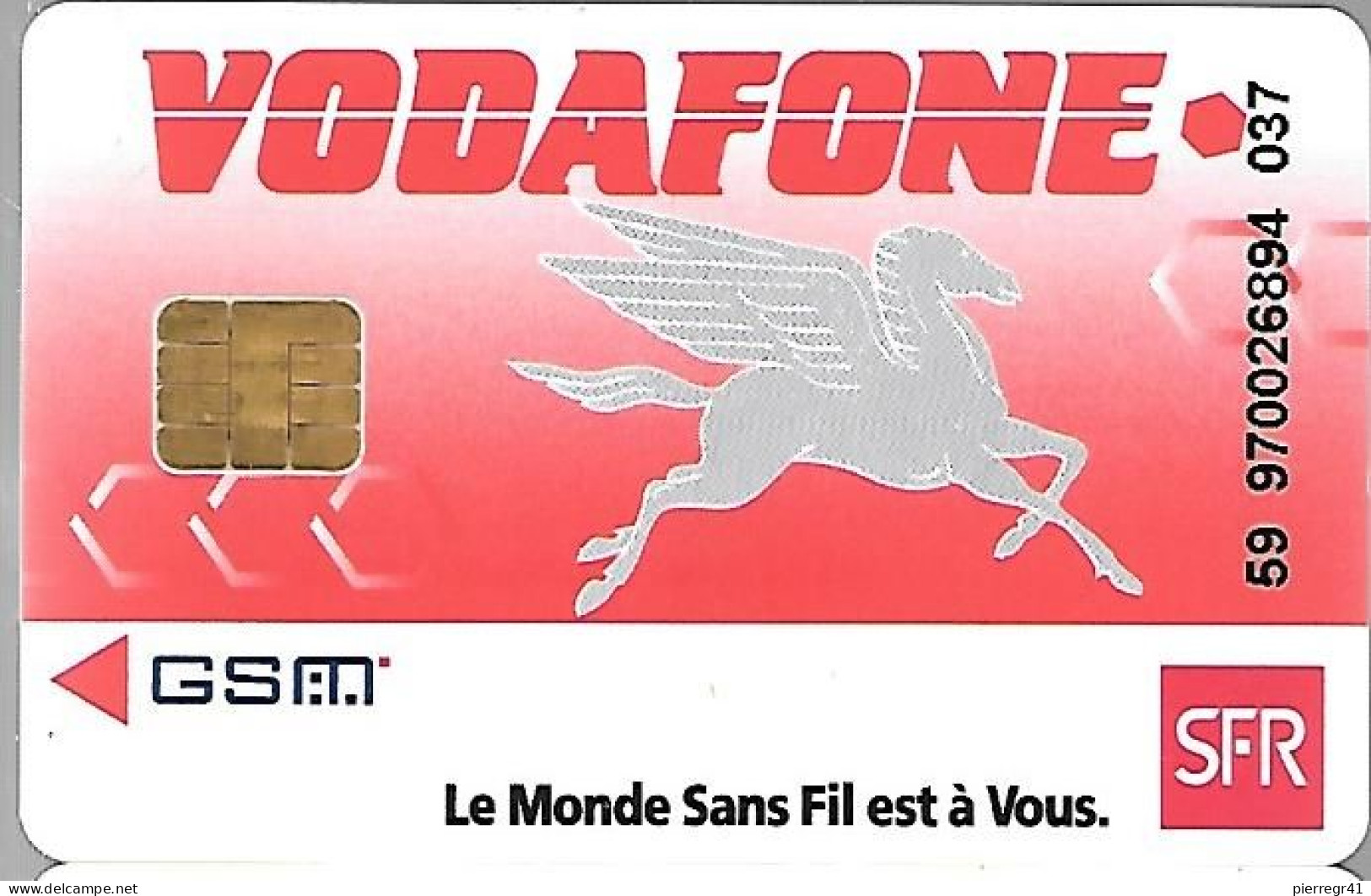 CARTE-PUCE-GSM-SFR-VODAFONE-NEUVE-PUCE-E-TBE-TRES RARE - Mobicartes (GSM/SIM)