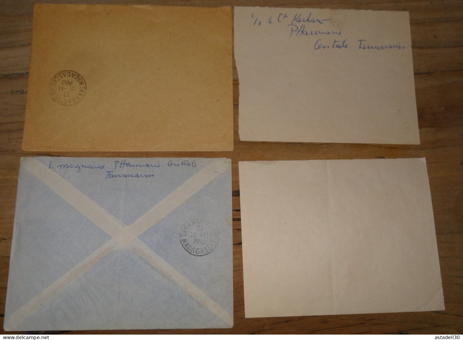 2 Courriers SAINTE MARIE DE MADAGASCAR - 1950   ............... PHI ........  ENV-2166 - Covers & Documents