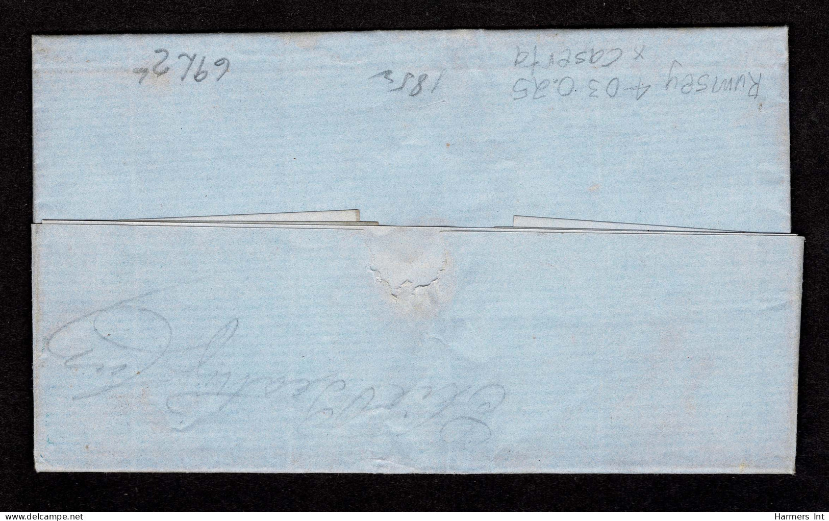 Lot # 022 1852, 3¢ Claret Shade Type I Position 69L2L - Briefe U. Dokumente