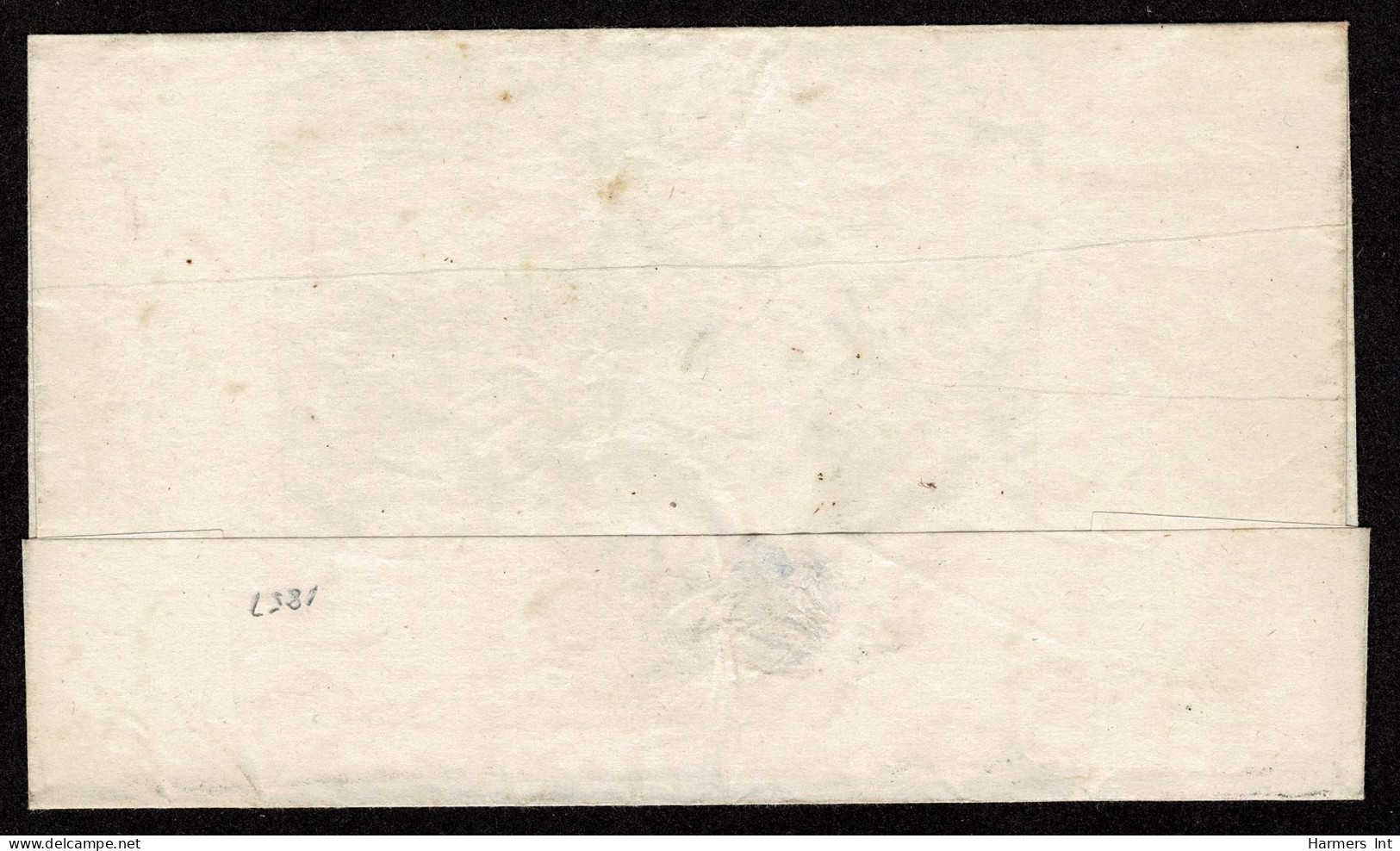 Lot # 023 1852, 3¢ Red, Type I - Cartas & Documentos