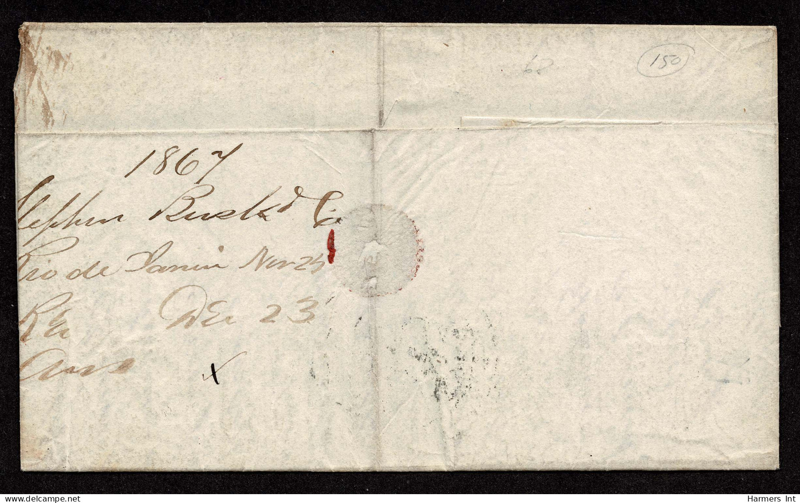 Lot # 033 Used From Brazil: 1861, 10¢ Dark Green - Gebraucht