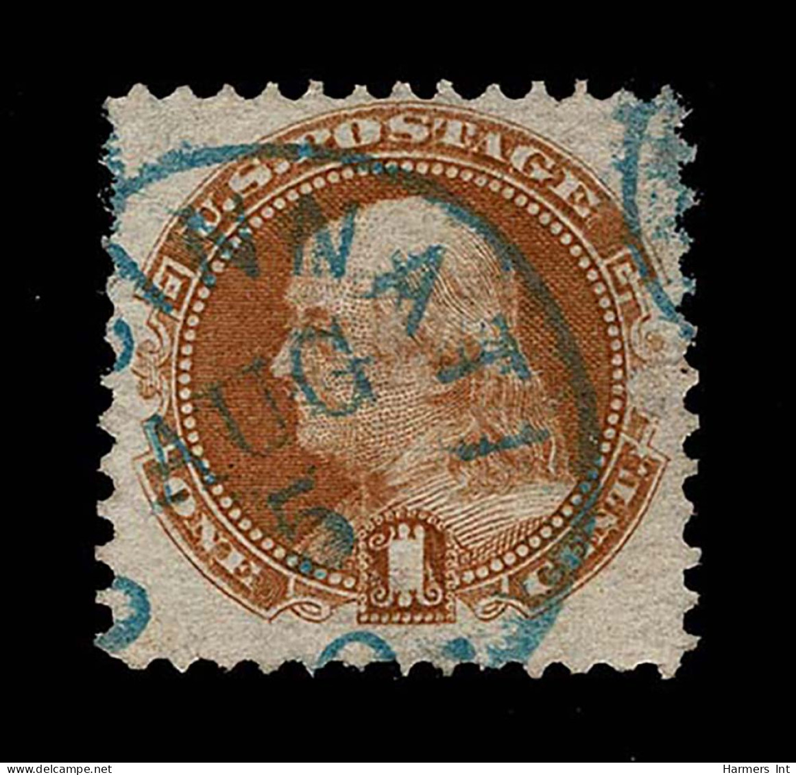 Lot # 040 1869, 1¢ Buff - Ungebraucht