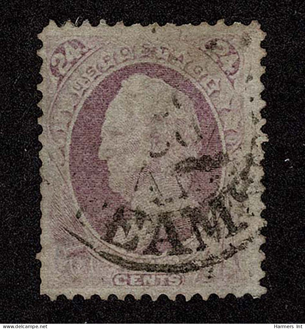 Lot # 043 1870, 24¢ Purple, N.B.N.C. Printing - Unused Stamps