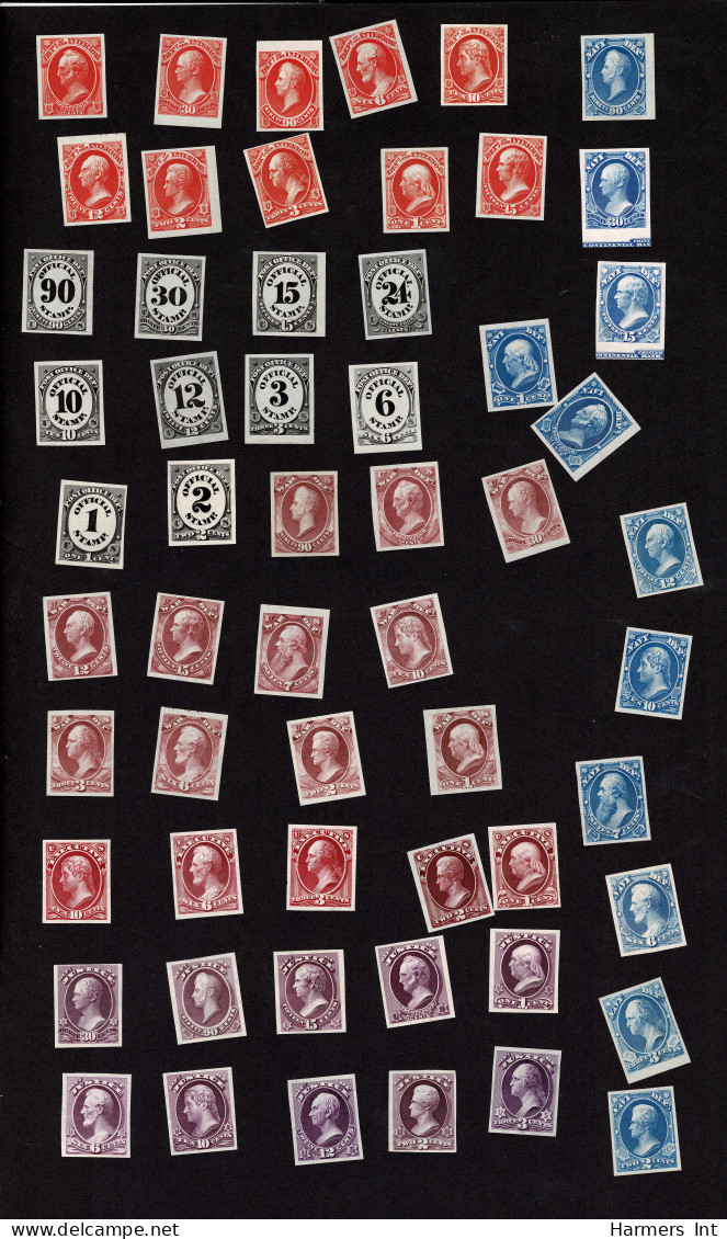 Lot # 078 Officials Proofs: Complete Set On India - No State - Non Classés