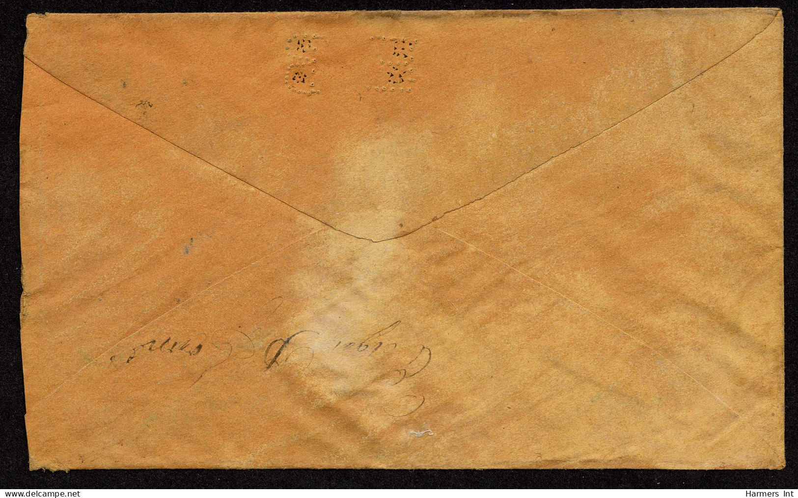 Lot # 083 Confederate States: 1860's Four stampless envelopes all addressed to the Perkins family in New Britain Conn, T