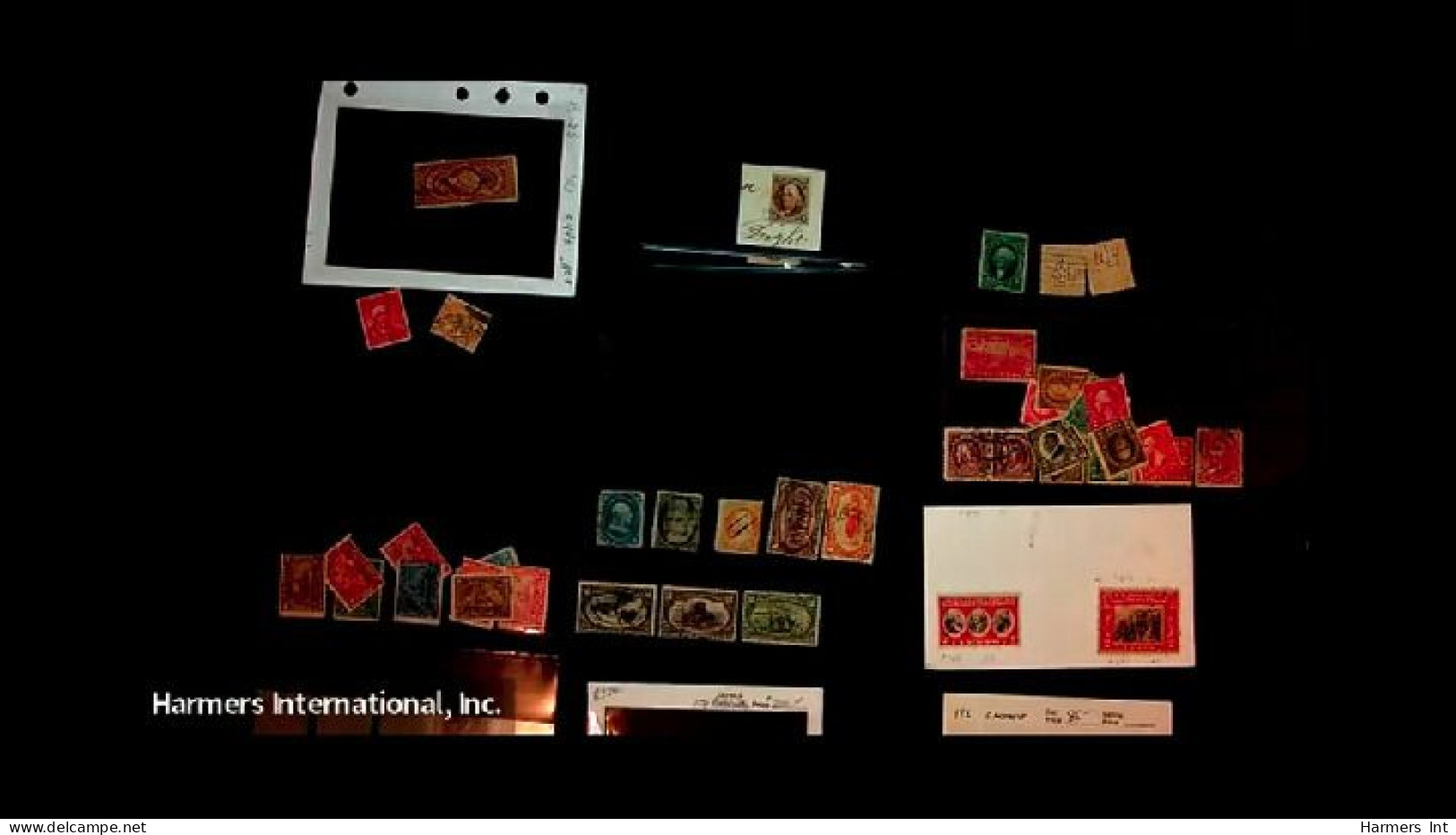 Lot # 086 Collection: 19th and 20th Century, A potpourri of about 100 small approval cards and glassines