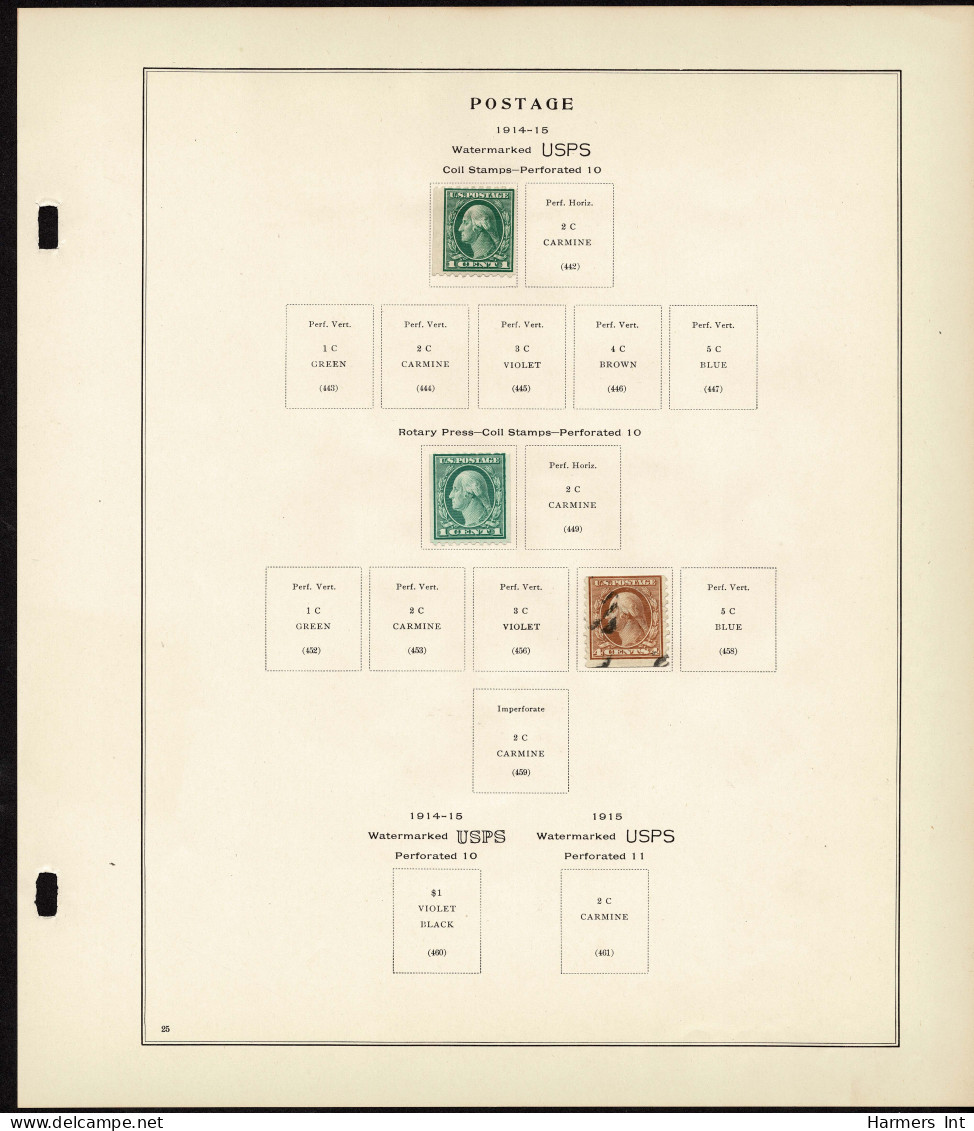 Lot # 089 United States Collections: 19th & 20th Century, Small Collection On Scott Album Pages Ending In 1939 - Collections (without Album)