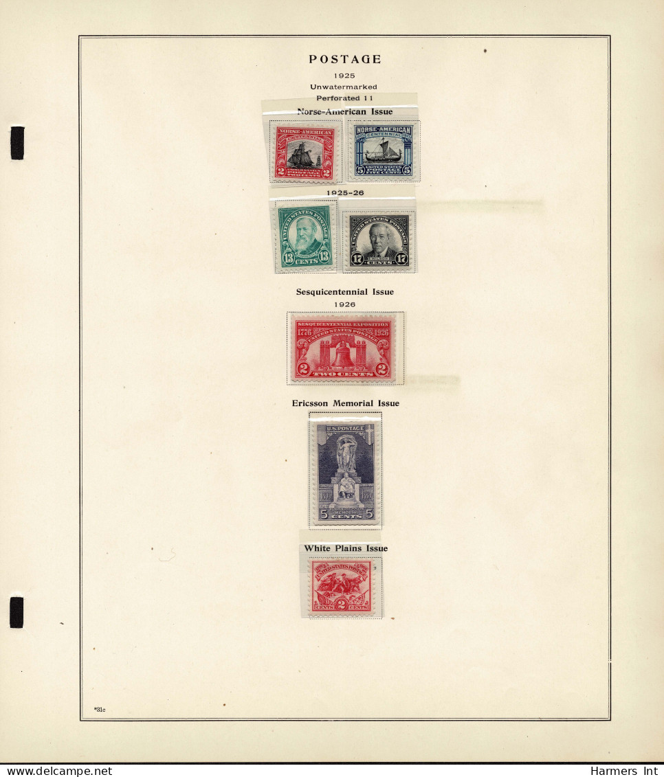 Lot # 089 United States Collections: 19th & 20th Century, Small collection on Scott album pages ending in 1939