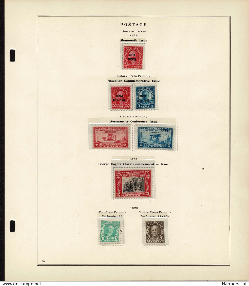 Lot # 089 United States Collections: 19th & 20th Century, Small collection on Scott album pages ending in 1939