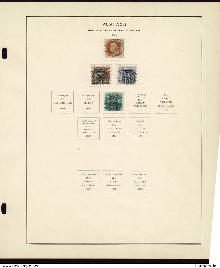 Lot # 089 United States Collections: 19th & 20th Century, Small collection on Scott album pages ending in 1939