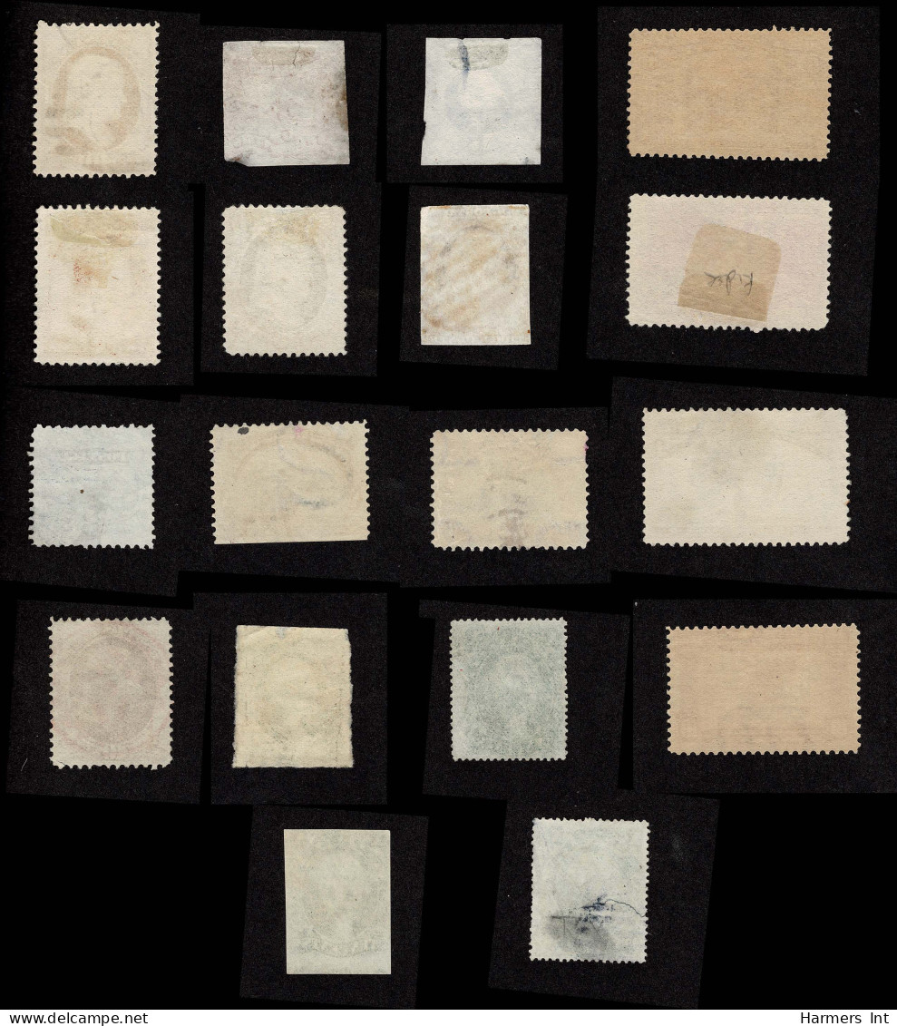 Lot # 090 United States: 19th Century (but 1) (18 Stamps) Used And Unused - Collections (sans Albums)