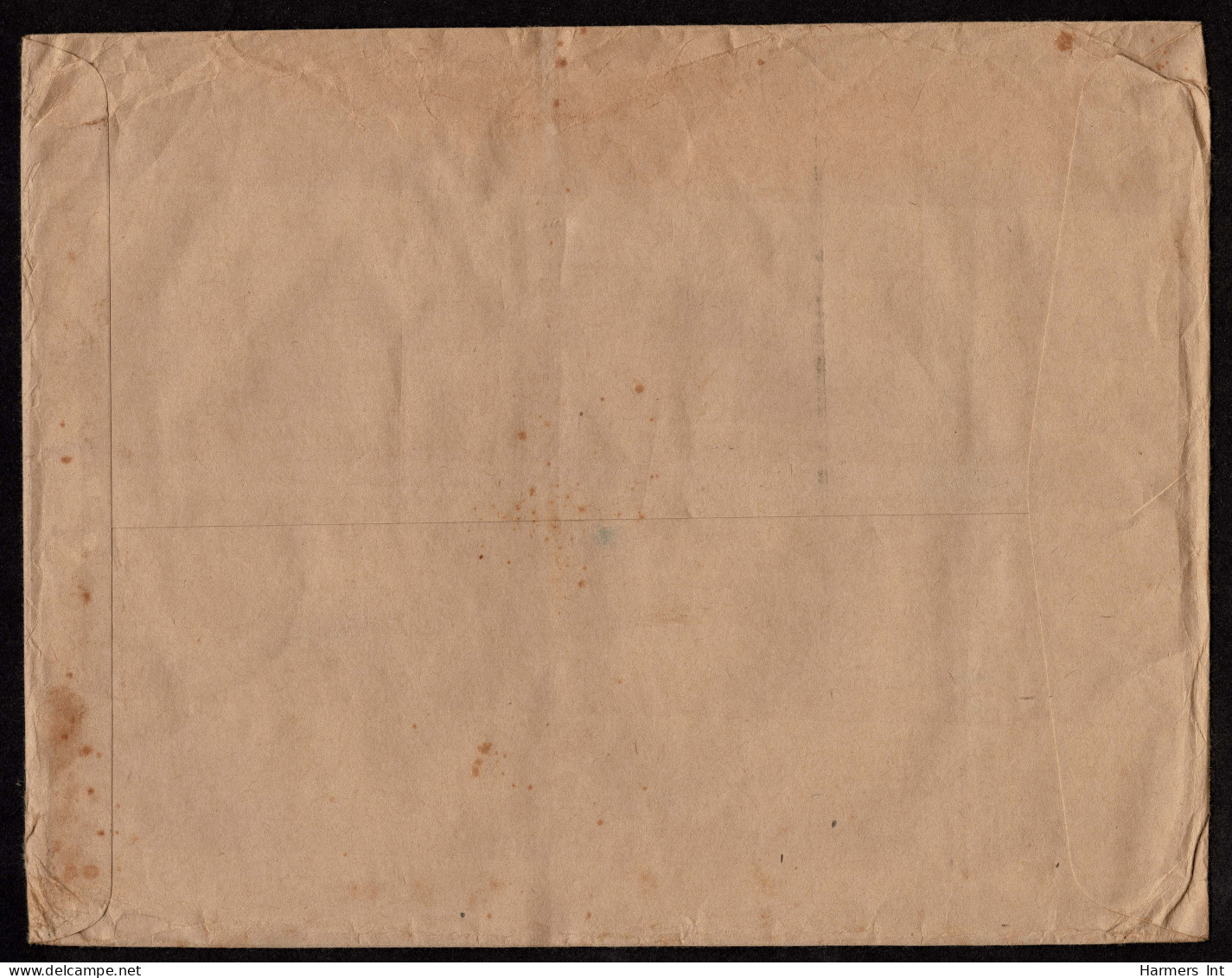 Lot # 126 Large Mailing Label To The Canal Zone: 1938, 11¢ Polk Ultramarine - Lettres & Documents