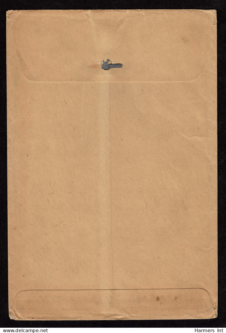 Lot # 128 Forth Class Rate: 1947 Envelope Bearing 1938, 11¢ Polk Ultramarine - Cartas & Documentos