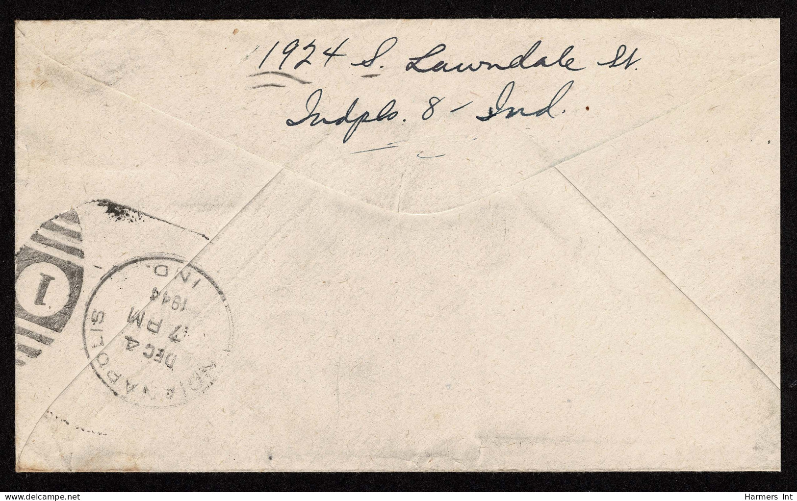 Lot # 136 Special Delivery: 1938, 16¢ Lincoln Black - Briefe U. Dokumente