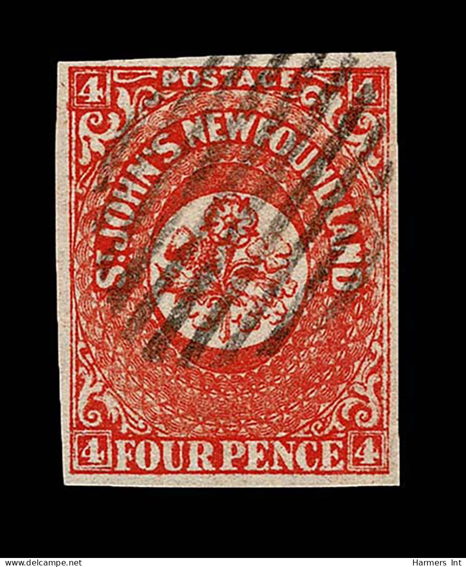 Lot # 255 Newfoundland: 4 Pence Type C - Other & Unclassified