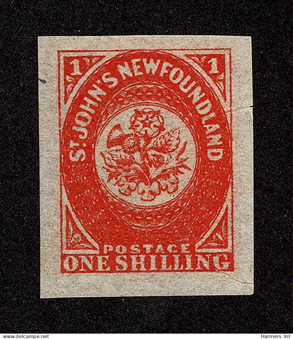 Lot # 272 Newfoundland 1857 One Shilling Type E - Otros & Sin Clasificación