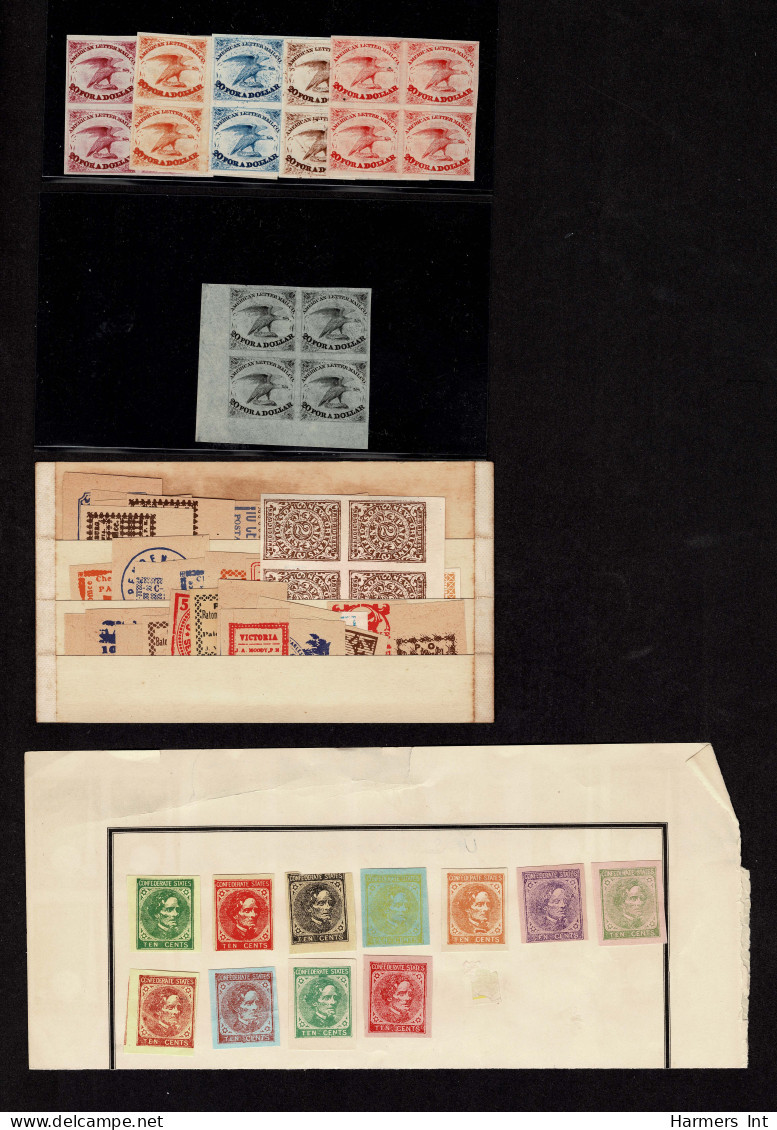 Lot # 298 United States Forgery Remainder: Comprising three (3) "covers"