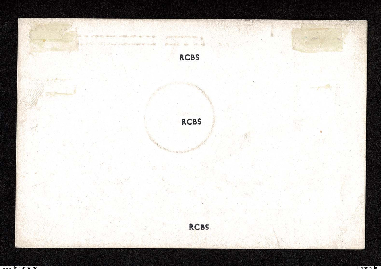 Lot # 365 British Commonwealth: Queen Victoria Master Head Die Proof, Die 1, In Black Of Glazed Card (92 X 60 Mm)) - Autres & Non Classés