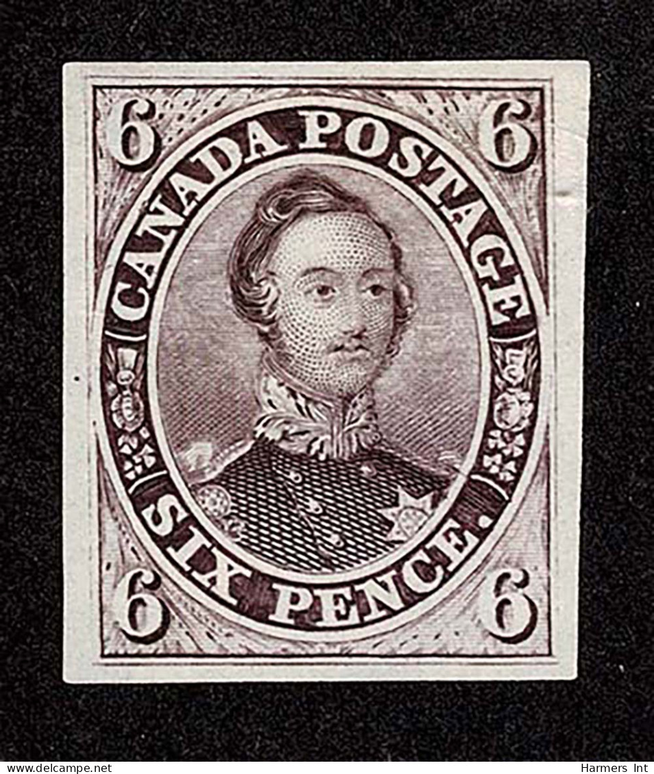 Lot # 429 1851, Prince Albert, 6dred-purple, Plate Proof, On India Paper - Other & Unclassified