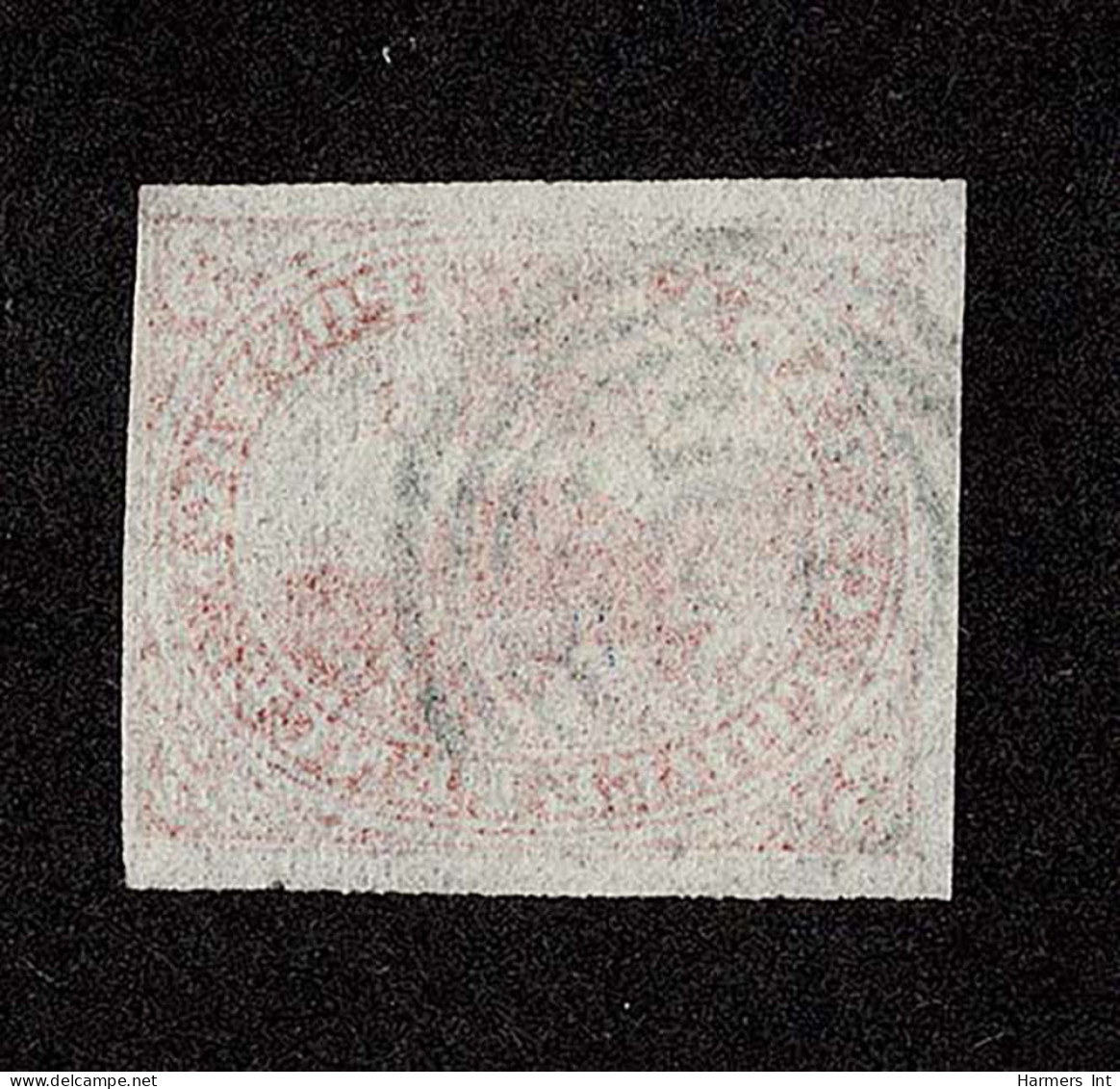 Lot # 431 1851, Beaver, 3d Red, Laid Paper - Oblitérés