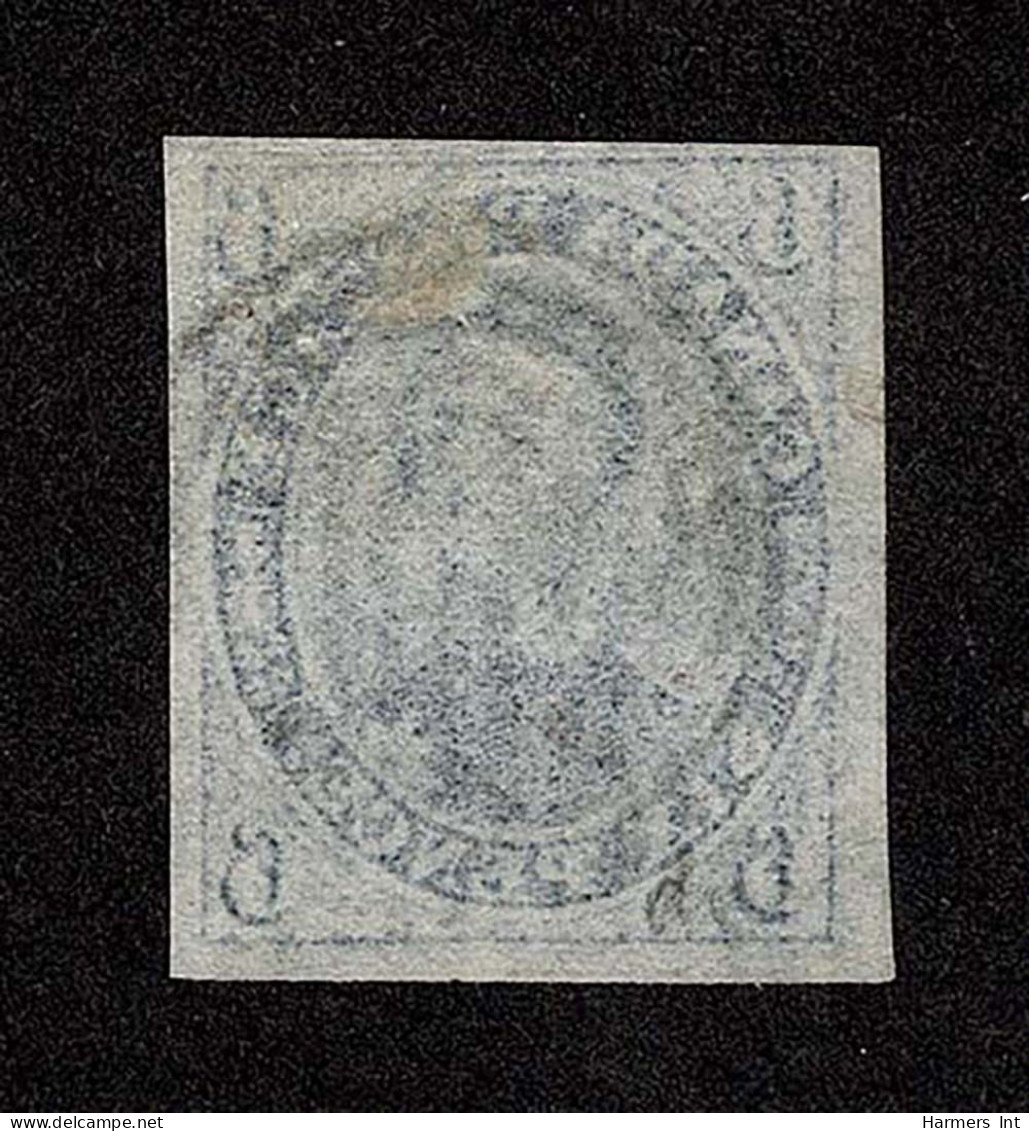 Lot # 438 1851, Prince Albert, 6d Slate Violet, Laid Paper - Oblitérés